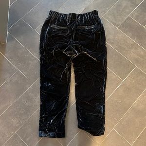 Ann Taylor Crushed Velvet Pants Gray